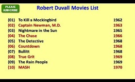 Robert Duvall Movies List
