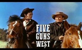 Five Guns West | FREE WESTERN MOVIE | Dorothy Malone | English | Full Cowboy Film | Full Movie